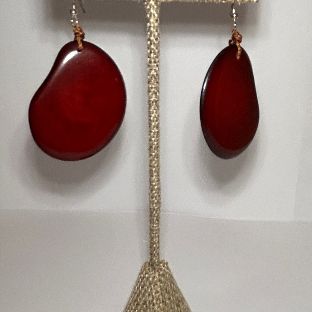 Tagua Amigas Earrings - women’s jewelry - Picture 6 of 6